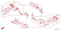 CLIGNOTANT pour Honda CBR 250 R BLACK de 2017
