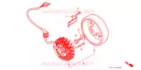 ALTERNATEUR pour Honda CBR 250 RR TYPE 2 de 1990