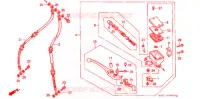 MAITRE CYLINDRE DE FREIN AVANT pour Honda CBR 250 RR TYPE 2 de 1990