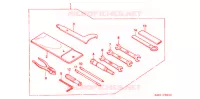 OUTIL pour Honda CBR 250 RR TYPE 2 de 1990