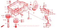 POMPE A HUILE   CARTER D'HUILE pour Honda CBR 250 RR TYPE 2 de 1990