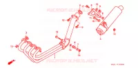SILENCIEUX D'ECHAPPEMENT pour Honda CBR 250 RR TYPE 2 de 1990