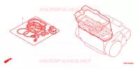 POCHETTE DE JOINTS A pour Honda CBR 250 RR With speed warning light de 1994