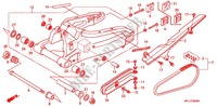 BRAS OSCILLANT pour Honda CBR 600 RR TRICOLOR, RED de 2011