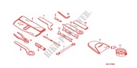 OUTIL pour Honda CBR 600 RR TRICOLOR, RED de 2011
