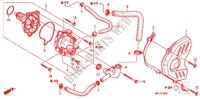 POMPE A EAU pour Honda CBR 600 RR TRICOLOR, RED de 2011