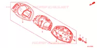 COMPTEUR pour Honda CBR 600 RR RED de 2012