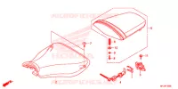 SELLE pour Honda CBR 600 RR BLACK de 2012