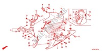CARENAGES LATERAUX AVANT   SABOT (G.) pour Honda CBR 600 RR TRICOLOR de 2013