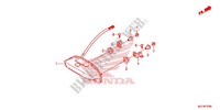 FEU ARRIERE pour Honda CBR 600 RR TRICOLOR de 2013