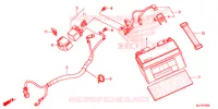 BATTERIE pour Honda CBR 600 RR TRICOLOR de 2014