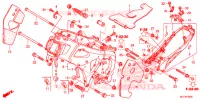 CADRE pour Honda CBR 600 RR BLACK, RED de 2014