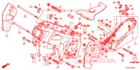 CADRE pour Honda CBR 600 RR BLACK, RED de 2015