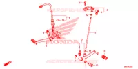 PEDALE pour Honda CBR 650 F ABS de 2015