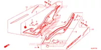 COUVERCLES LATERAUX pour Honda CBR 650 F BLACK de 2016