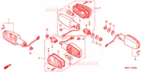 CLIGNOTANT pour Honda CB 1300 SUPER FOUR Speed warning light de 1998