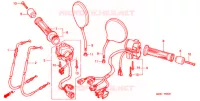 COMMODO   LEVIER   CABLE pour Honda CB 1300 SUPER FOUR Speed warning light de 1998