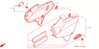 COUVERCLES LATERAUX pour Honda CB 1300 SUPER FOUR Speed warning light de 1998