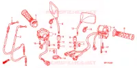 COMMODO   LEVIER   CABLE pour Honda CB 1300 SUPER BOL DOR TYPE 2 de 2008