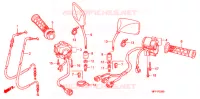 COMMODO   LEVIER   CABLE pour Honda CB 1300 SUPER BOL DOR ABS de 2008