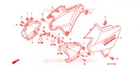 COUVERCLES LATERAUX pour Honda CB 1300 SUPER BOL DOR ABS de 2008