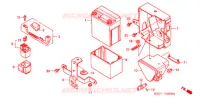 BATTERIE pour Honda CB 250 TWO FIFTY POLICE HK de 2004