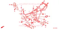 CADRE pour Honda CB 250 TWO FIFTY POLICE HK de 2004