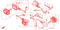 CLIGNOTANT pour Honda CB 250 TWO FIFTY POLICE HK de 2004