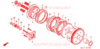 EMBRAYAGE pour Honda CB 250 TWO FIFTY POLICE HK de 2004
