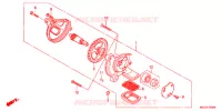 POMPE A HUILE pour Honda CB 250 TWO FIFTY POLICE HK de 2004