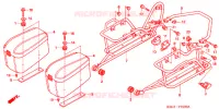 VALISES pour Honda CB 250 TWO FIFTY POLICE HK de 2004