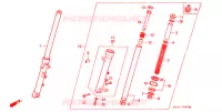 FOURCHE pour Honda CB 400 SUPER FOUR de 1992