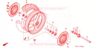 ROUE AVANT pour Honda CB 400 SUPER FOUR de 1992