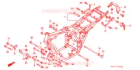 CADRE pour Honda CB 400 SUPER FOUR RED de 1994