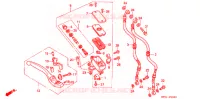 MAITRE CYLINDRE DE FREIN AVANT pour Honda CB 400 SUPER FOUR RED de 1994