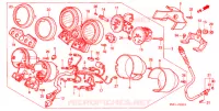 COMPTEUR (F2R/F2S/F2T/F2V) (F3T/F3V) pour Honda CB 400 SUPER FOUR BLACK de 1995