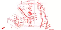 MAITRE CYLINDRE DE FREIN AVANT pour Honda CB 400 SUPER FOUR RED de 1995