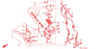 MAITRE CYLINDRE DE FREIN AVANT pour Honda CB 400 SUPER FOUR ORANGE de 1995
