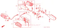 CLIGNOTANT pour Honda CB 400 SUPER FOUR DRIVING SCHOOL de 1994