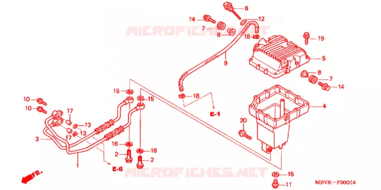 RESERVOIR D'HUILE Honda MOTO 400 CB 2003  CB400SS2
