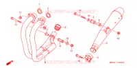 SILENCIEUX D'ECHAPPEMENT pour Honda CB 400 SS TWO TONES de 2007