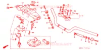 GUIDON   TE DE FOURCHE pour Honda CB 400 FOUR de 1997