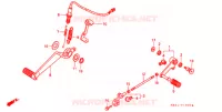 PEDALE pour Honda CB 400 FOUR de 1997