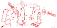 COMMODO   LEVIER   CABLE pour Honda CB 1300 SUPER FOUR TOURING de 2012