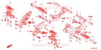 REPOSE PIED (CB1300TA) pour Honda CB 1300 SUPER FOUR TOURING de 2012