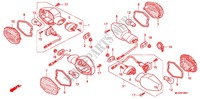 CLIGNOTANT (CB4008/S8/A8/SA8) pour Honda CB 400 SUPER FOUR ABS VTEC REVO Two tone de 2008