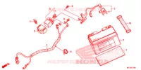 BATTERIE pour Honda CBR 600 R ABS RED de 2012