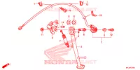 BEQUILLE pour Honda CBR 600 R ABS RED de 2012