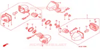 CLIGNOTANT pour Honda CBR 929 RR ERION de 2001