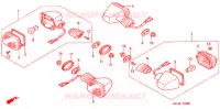 CLIGNOTANT pour Honda CBR 929 RR de 2001